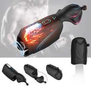 Male Masturbator For Men Blowjob Penis Delay Trainer Electric Pulse Vibrator Automatic Oral Climax Glans Massager Pussy Sex Toy