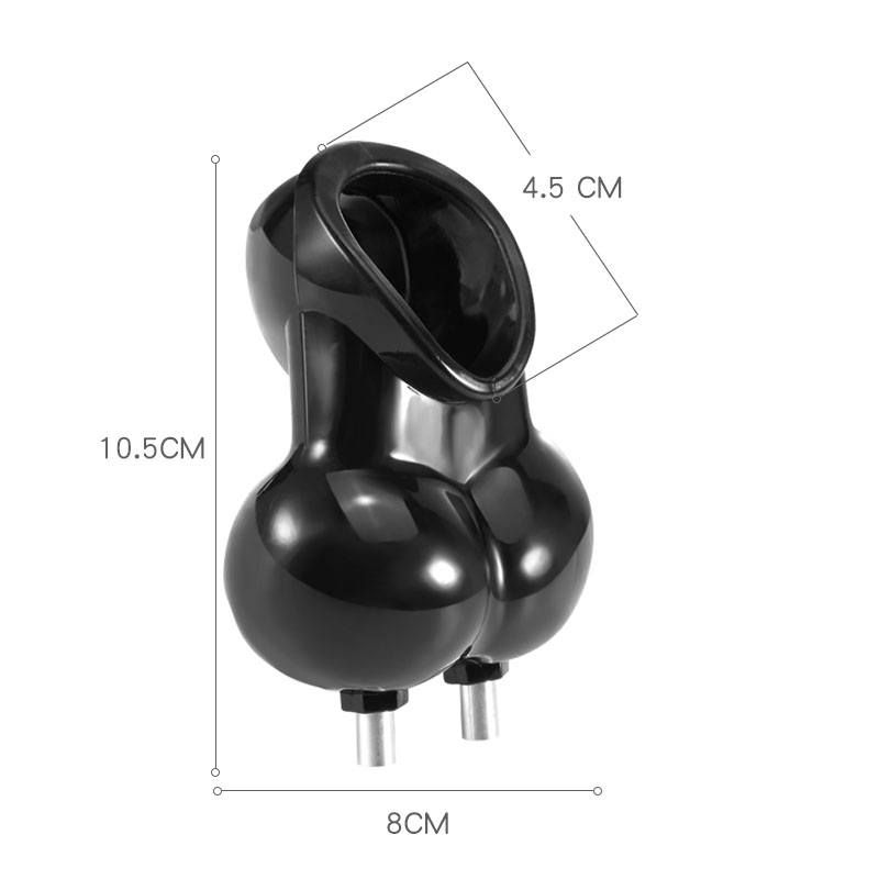 Male Intimate Pleasure Device Reusable Thick Electric Shock Penis Sleeve Scrotum Bondage Estim Masturbator - 1