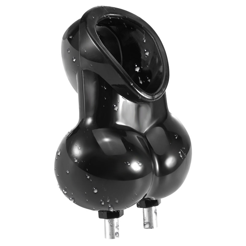 Male Intimate Pleasure Device Reusable Thick Electric Shock Penis Sleeve Scrotum Bondage Estim Masturbator - 4