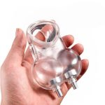 Electric Shock Reusable Condoms Scrotum Bondage Estim Penis Sleeve Thick Condom Male Masturbator Intimate Goods