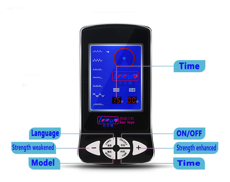 Male Masturbator Kit With Electro Shock Penis Rings Sensual Massage Cock Ring Adult Erotic Sex Toys For Men - 8