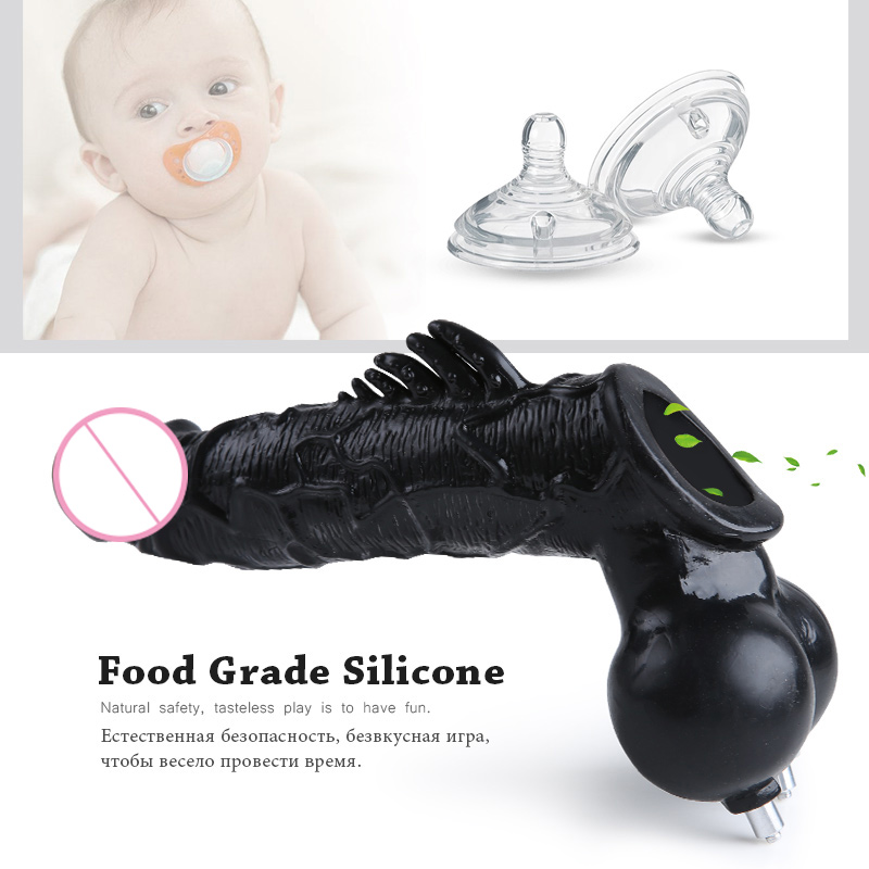 Male Scrotum Ring Chastity Cage With Electro Shock Stimulation Medical Grade Ball Stretcher Toy Cockrings - 2