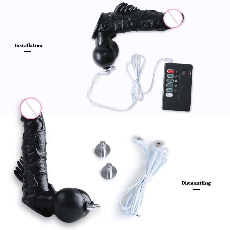 Male Scrotum Ring Chastity Cage With Electro Shock Stimulation Medical Grade Ball Stretcher Toy Cockrings - 3