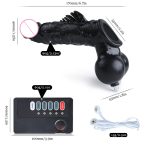Electro Shock Sex Ball Stretcher Chastity Cage Cockrings Male Scrotum Ring Medical Stimulation Toys - 2
