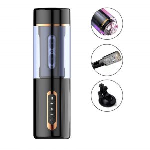 Full Automatic Retractable 4d Real Vagina Male Masturbator Moan Voice Masturbation Cup Portable Pussy Vibrator Sex Toy For Men
