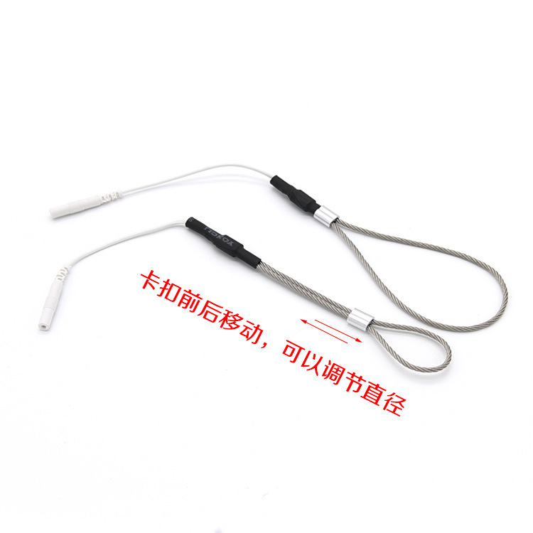 Electro Steel Wire Penis Ring Male Masturbation Tool Adult Sexual Stimulation Toy Electrical Shock Sex Aid For Men - 3