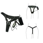 Jd040 Black Leather Electric Shock Chastity Device Electro Sex Toys Stimulation For Tens Adult Game
