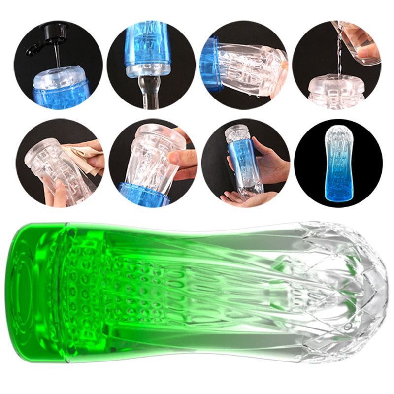 Male Masturbation Cup With Lifelike 3d Textured Vagina Soft Pocket Sleeve Realistic Adult Sex Toy For Men - 8