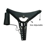 Jd040 Black Leather Electric Shock Chastity Device Electro Sex Toys Stimulation For Tens Adult Game - 5