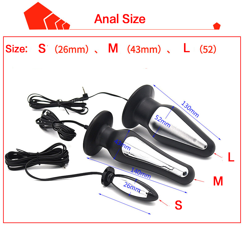 Advanced Wireless Remote Control Electro Muscle Stimulation Massage Pads With Anal Plug Penis Ring For Bdsm Shock Therapy Set - 2