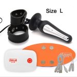 Intelligent App Wireless Remote Control Electro Muscle Stimulation Massage Pads Anal Plug Penis Ring Electrical Bdsm Shock Set - 3