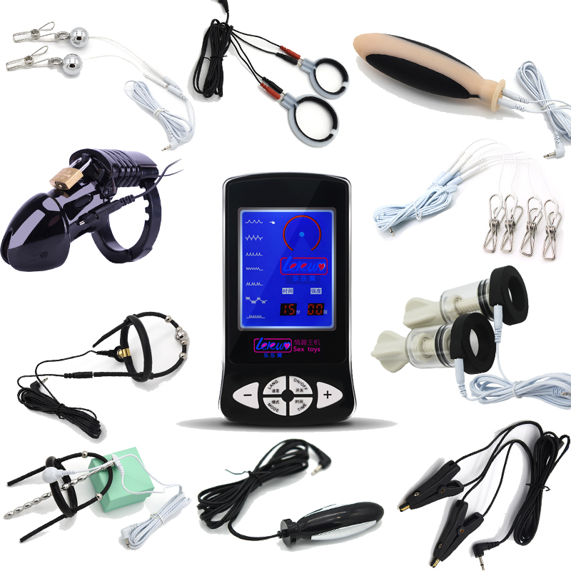 Electro Stimulation Massager For Women And Men Medical Themed Therapy Toy Highintensity Electric Shock Host - 1