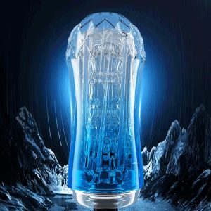 Transparent Vacuum Pocket Pussy Sexy Clear Vagina Male Spiral Soft Masterbator Cup Silicone Adult Sex Toys For Man