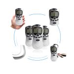 Electric Shock Host Plastic Silver Blue Screen Adjustable Male Chastity Device With Cuff Ring E-stim Cage Machine Suply Sex To - 6