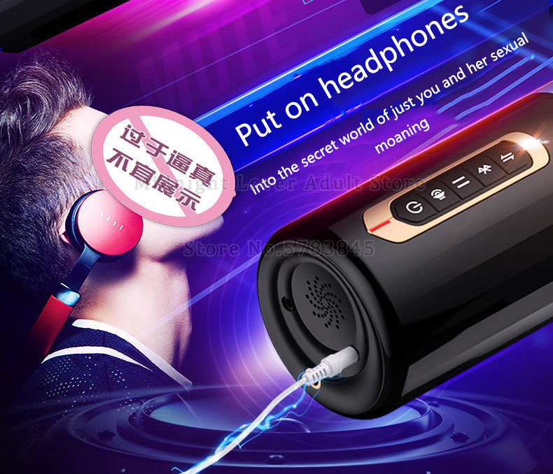 Automatic Bluetooth Male Masturbator Realistic Feel Telescopic Sex Toy Adult Pleasure Device For Men - 14