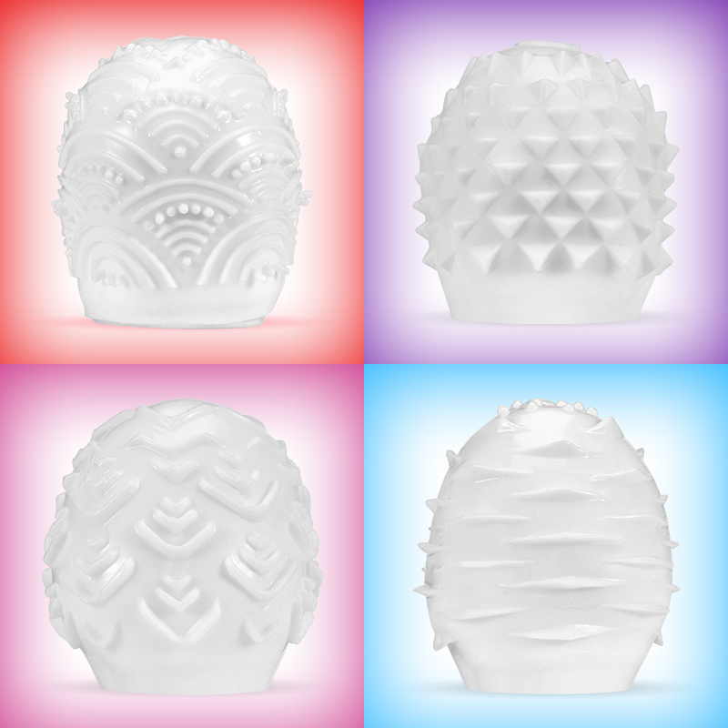 Silicone Male Masturbator Pocket Eggs Realistic Textured Vagina Adult Sex Toy For Men Erotic Pleasure Enhancer - 2
