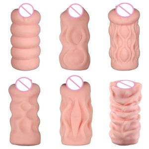 Realistic Vagina Male Masturbation Aircraft Cup Sex Real Pussy Toys For Men Adult Products - 2