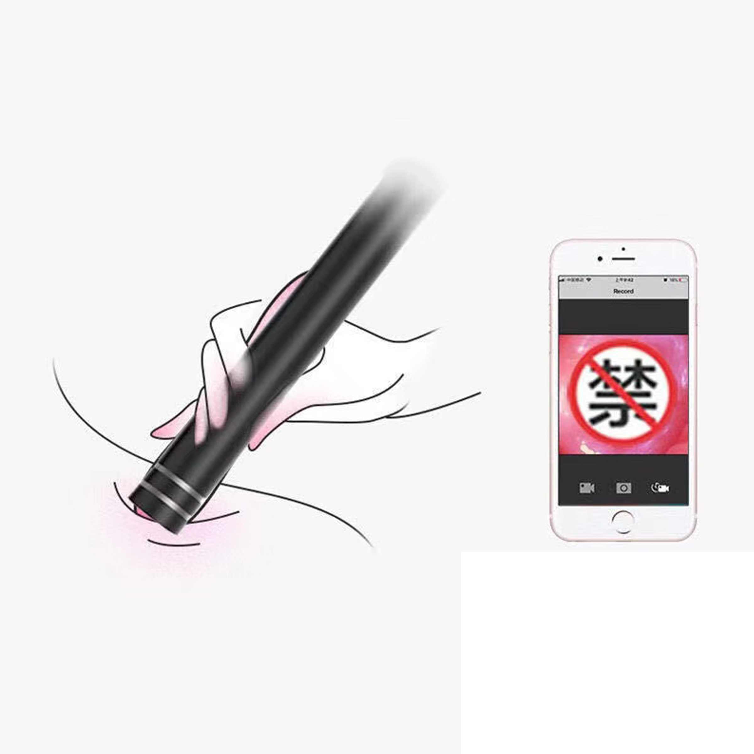 Womens Health Endoscope Camera For Vaginal Examination Compatible With Cell Phone - 6