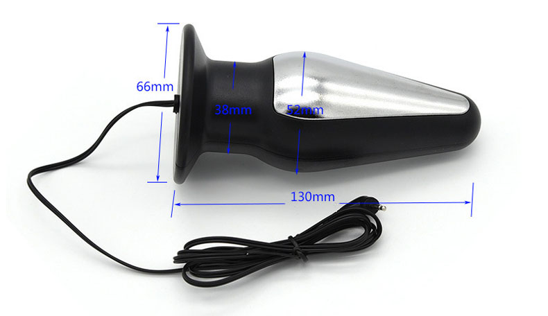 Intelligent Remotecontrolled Medical Themed Sex Toys Electro Shock Kit With Anal Plug Penis Ring Massage Patch - 5