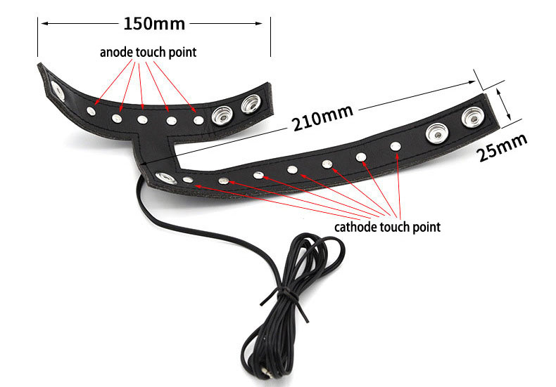 Intelligent Remotecontrolled Medical Themed Sex Toys Electro Shock Kit With Anal Plug Penis Ring Massage Patch - 8