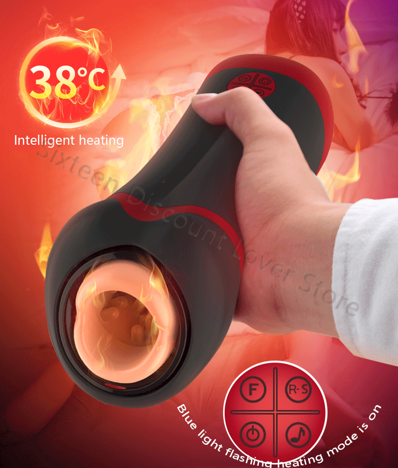 Automatic Male Masturbator Cup With Intelligent Heating Highspeed Telescopic Piston For Sensational Pleasure - 5