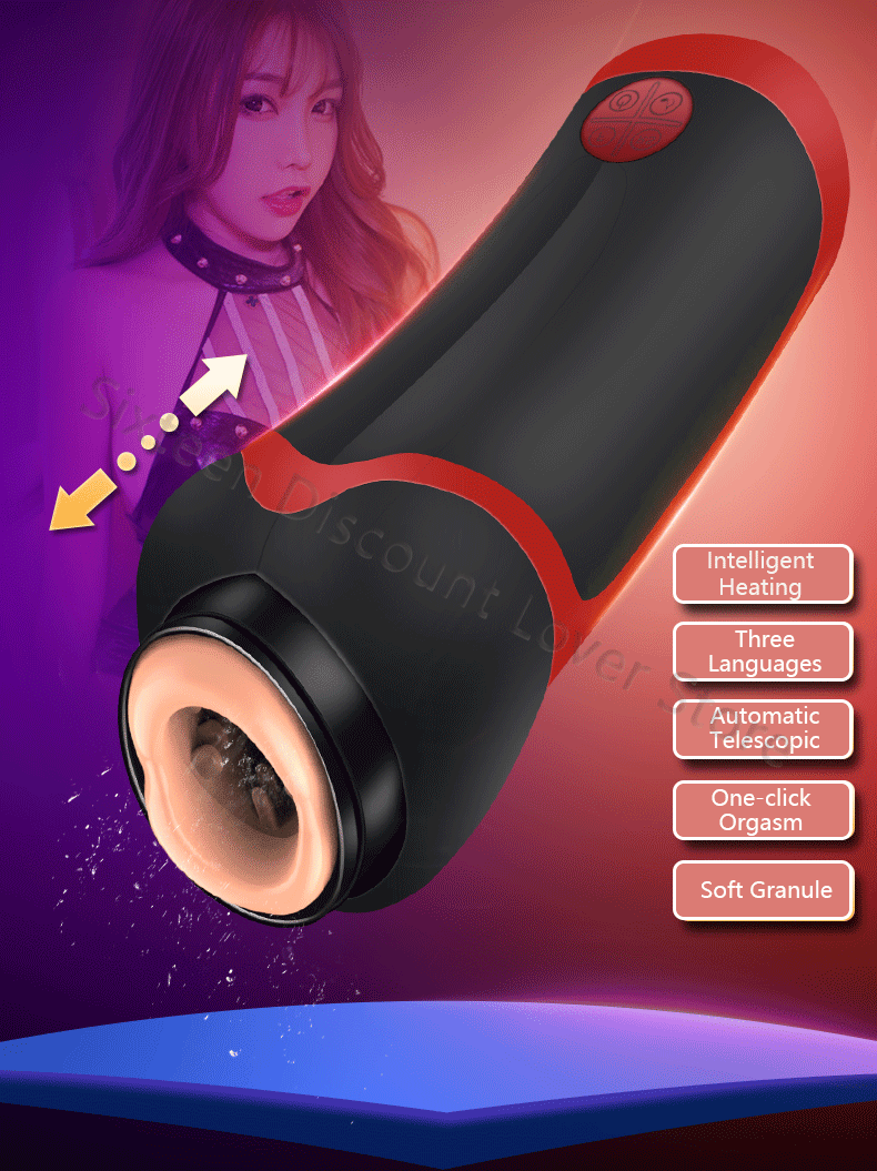 Automatic Male Masturbator Cup With Intelligent Heating Highspeed Telescopic Piston For Sensational Pleasure - 1