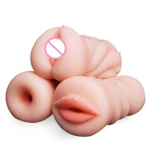 Free Sex Toys For Men 4d Realistic Deep Throat Male Masturbator Silicone Artificial Vagina Mouth Anal Erotic