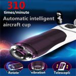 Masturbator Cup Automatic Telescopic Rotating Intelligent Induction Thrusting Pronunciation Male Masturbation Charging Aircraft - 4
