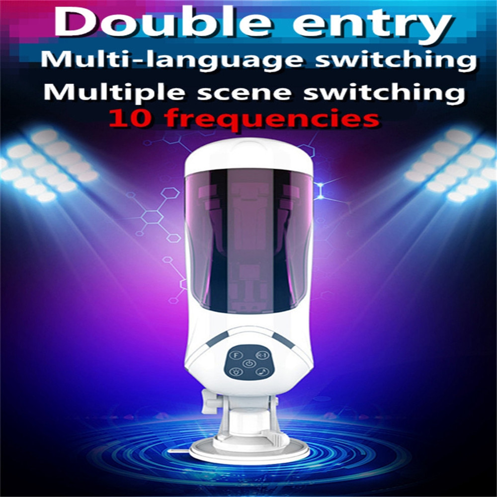 Advanced Male Masturbator Cup With Automatic Telescopic Rotation Intelligent Induction Thrusting Pronunciation Features And Rechargeable Functionality - 1