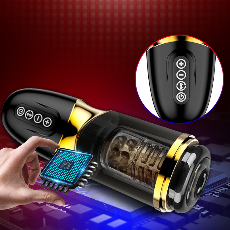 Automatic Mens Masturbator Realistic Vagina Telescopic Rotation Electric Sex Toy For Adults 18 - 4