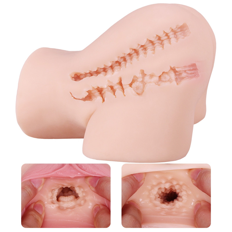 Realistic Fullsize 25kg Male Masturbator Silicone Adult Toy Dual Hole Vagina And Anal - 3
