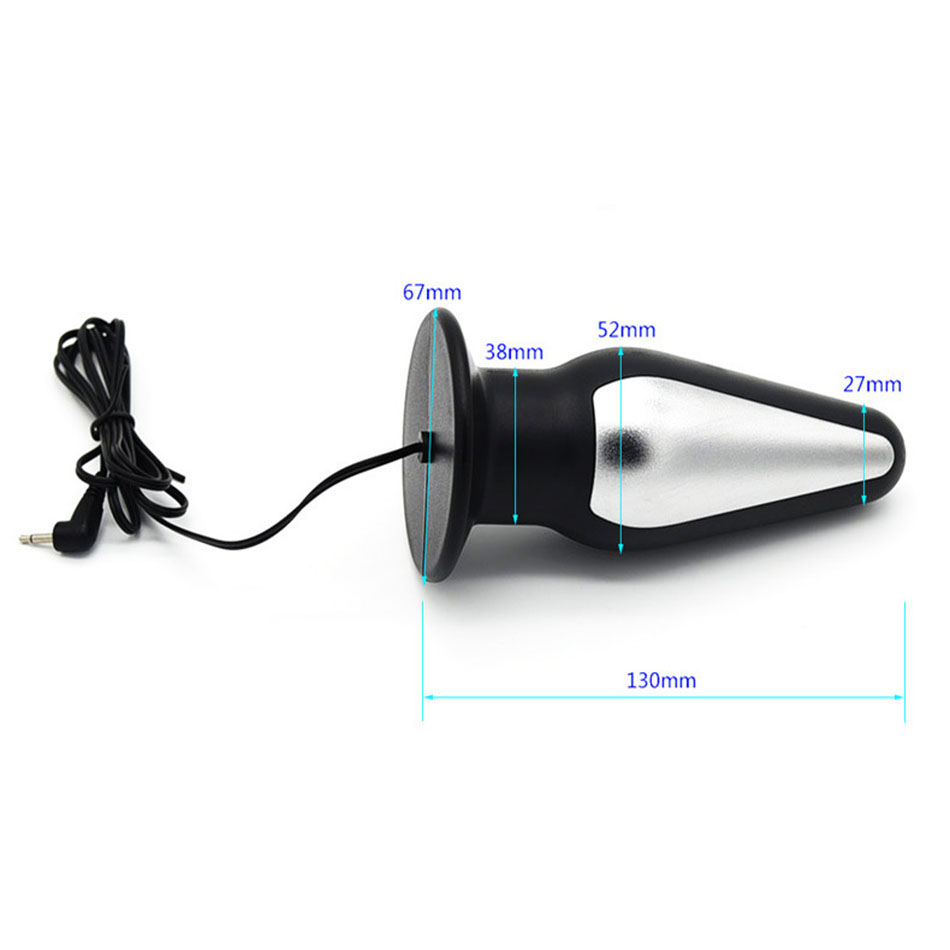 High Performance Electro Shock Anal Plug Adult Intimate Massager Medical Themed Roleplay Game Toy Djxp004 - 7
