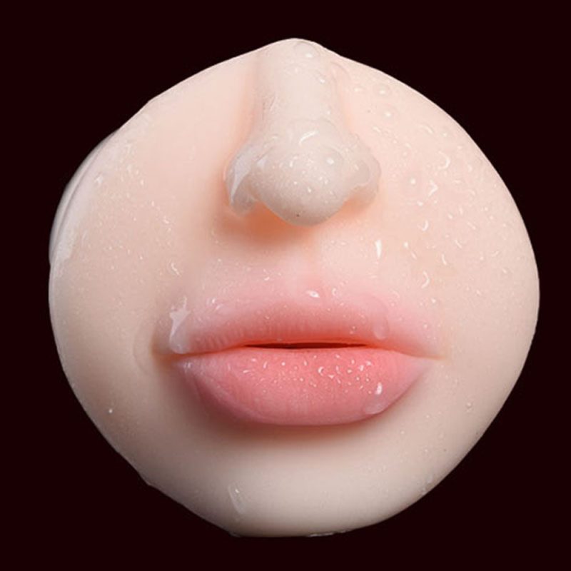 Blowjob Male Masturbator For Men Blow Job Practice Sucking Pussy Penis Vibrator Oral Mouth Deep Throat Pocket Sex Toy