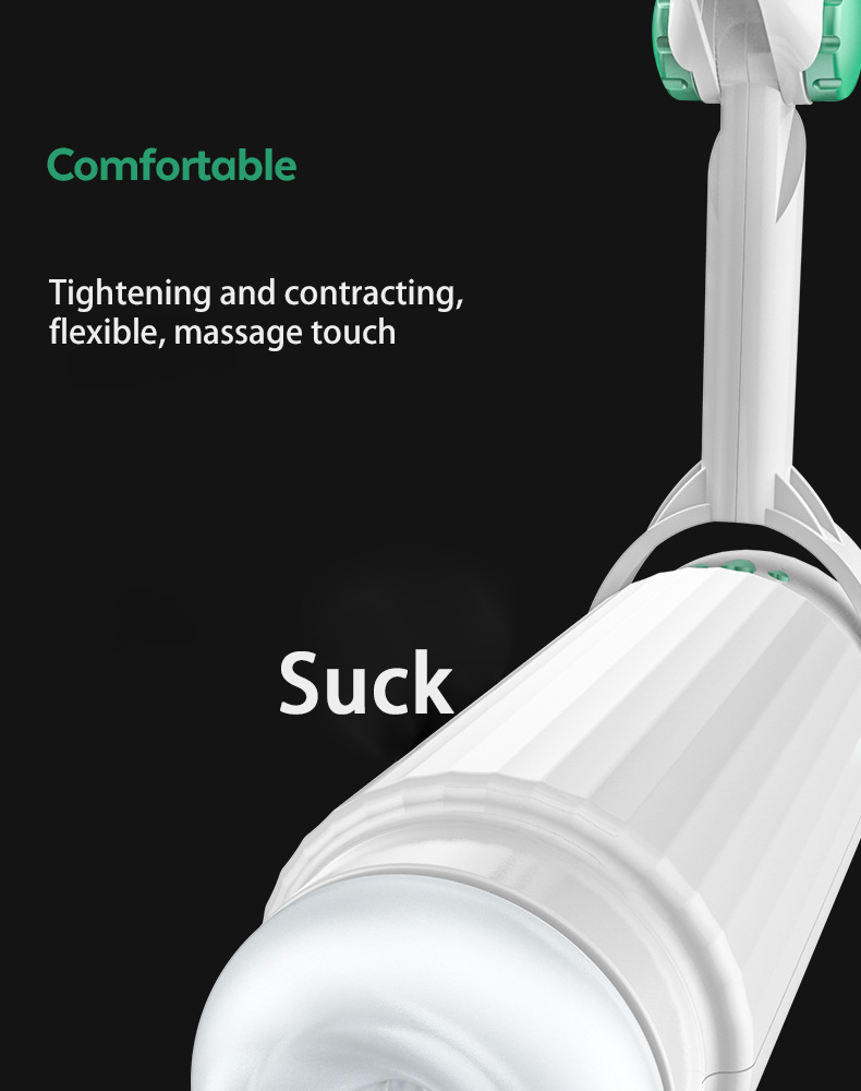 Remote Control Automatic Telescopic Penis Massager Adjustable Adult Sex Toy Wearable Aircraft Cup Articulated Arm Masturbation Aid - 10