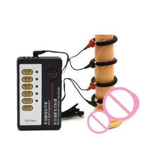 Electro Shock Massager Sex Toys For Men Accessories Male Penis Stimulator Electric Ring