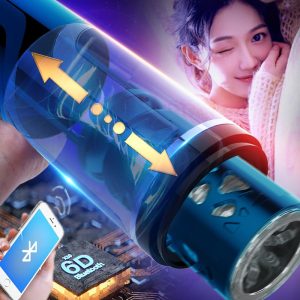 Bluetooth Control Automatic Telescopic Rotation Piston Male Masturbator Cup Sexy Moans Voice Vagina Real Pussy Sex Toys For Man