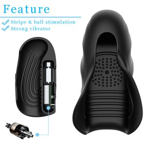 Design Male Automatic Masturbator 10 Speeds Vibrating Penis Delayed Ejaculation Trainer Adult Sex Toys For Masturbation - 2