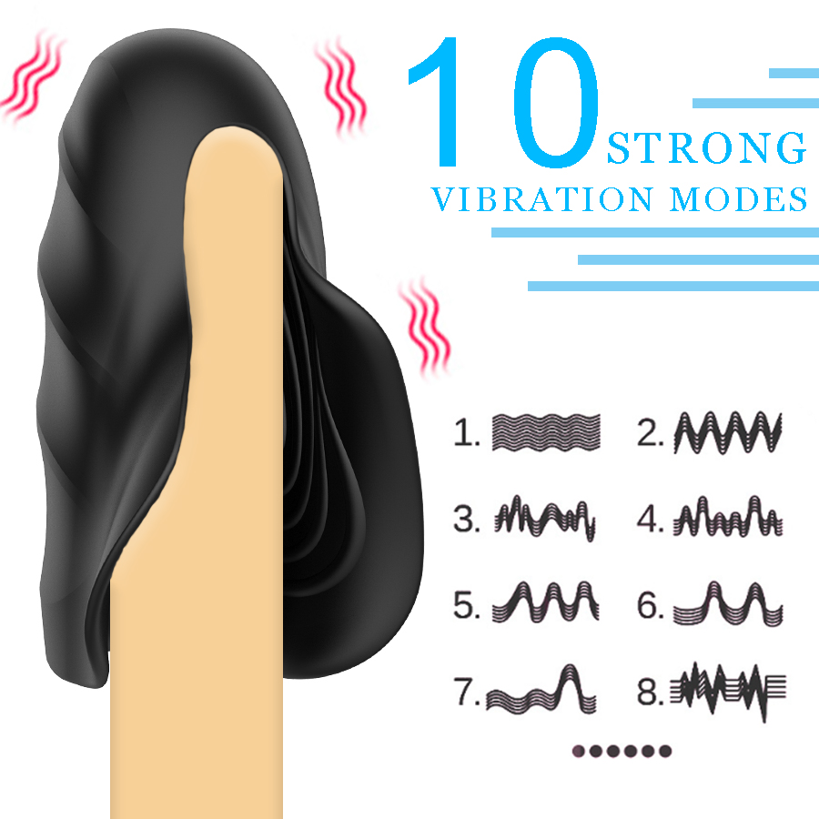 Advanced Mens 10speed Vibrating Masturbator Adult Pleasure Toy For Stamina Training Delayed Ejaculation Helper - 4
