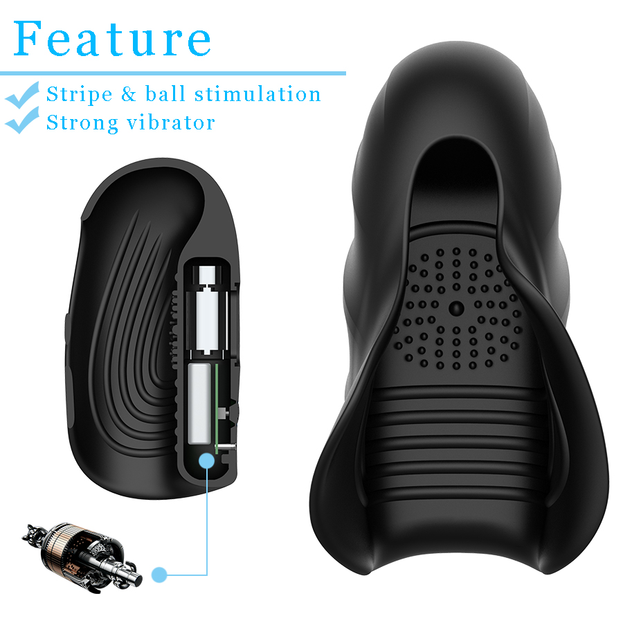 Advanced Mens 10speed Vibrating Masturbator Adult Pleasure Toy For Stamina Training Delayed Ejaculation Helper - 3