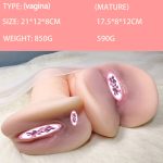Realistic Big Vagina Sex Toys For Men Silicone Artificial Double Hole Anal Fake Pussy 3d 18 & Adult Toy Male Masturbators - 3
