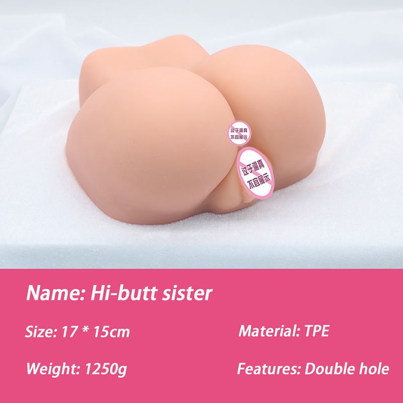 Realistic Silicone Male Masturbator Big Ass Vagina Anal Doll Erotic Pleasure Toy For Men Sensual Sucking Simulation - 8