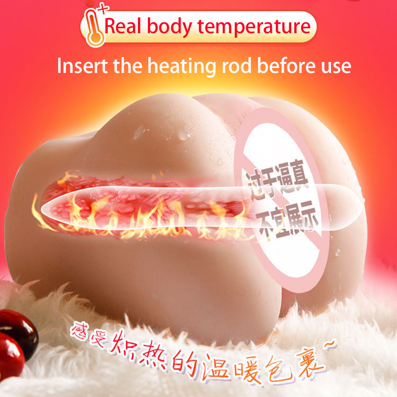 Realistic Silicone Male Masturbator Big Ass Vagina Anal Doll Erotic Pleasure Toy For Men Sensual Sucking Simulation - 7