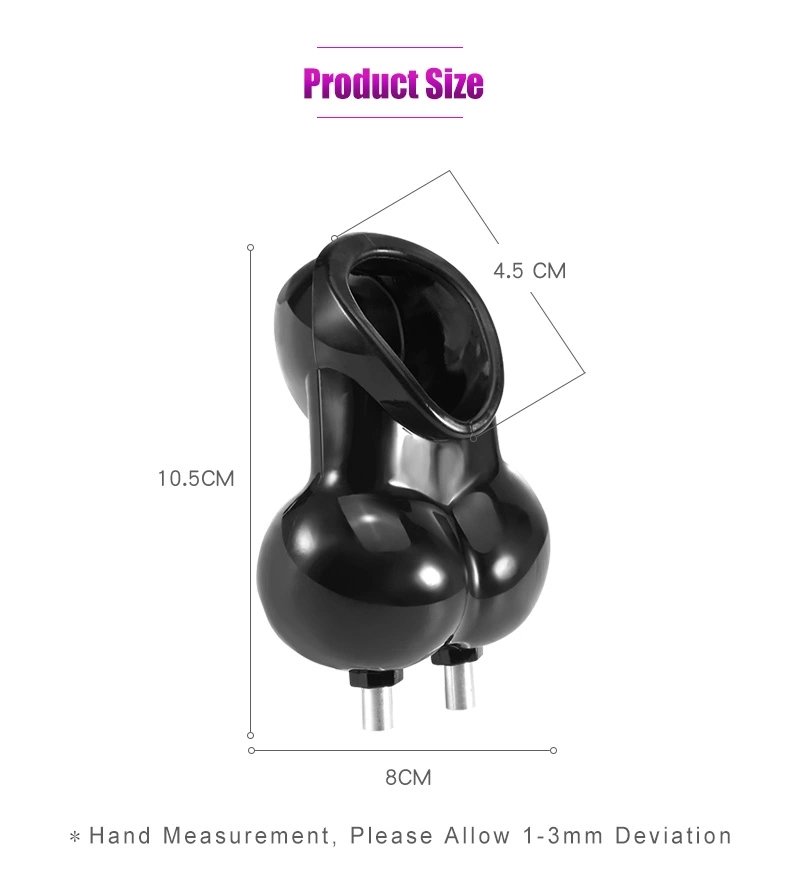 Electric Shock Estim Penis Sleeve Male Delay Ring Scrotum Bondage Chastity Cage Erotic Massage Sm Sex Toy For Men - 3