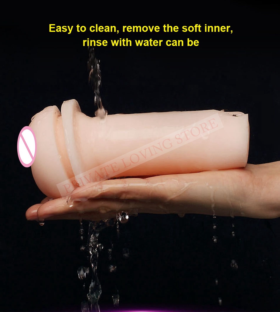Electric Male Masturbator Voiceinteractive With Vibration Realistic Artificial Vagina Adult Sex Toy For Men - 10