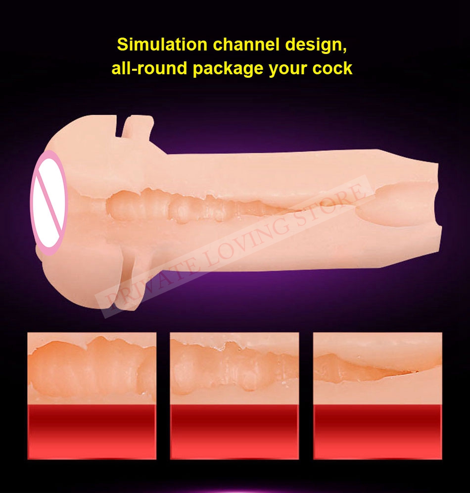 Electric Male Masturbator Voiceinteractive With Vibration Realistic Artificial Vagina Adult Sex Toy For Men - 6