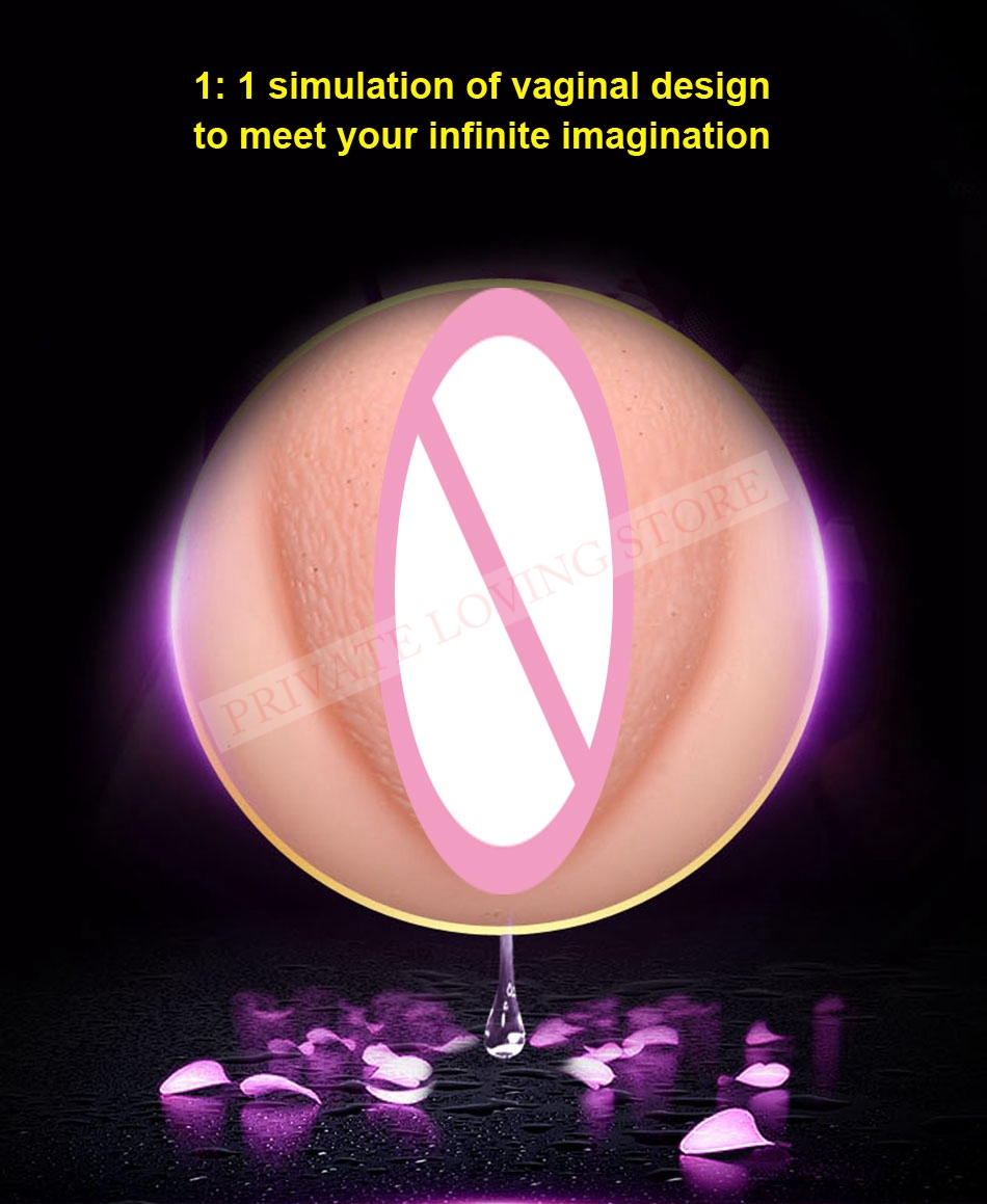 Electric Male Masturbator Voiceinteractive With Vibration Realistic Artificial Vagina Adult Sex Toy For Men - 5