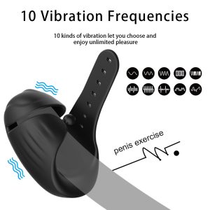 Glans Vibrator Penis Massager Exerciser 8 Speed Male Masturbator Ejaculation Delay Trainer Adult Sex Toys For Men Shop - 2