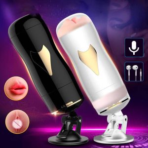 Free Male Masturbator Electric Dual Holes Hand-freely Sucker Masturb Sex Toys Masturbators Anal