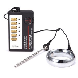 Electro Sex Penis Stimulator Cock Ring Urethral Sound Dilators Shock Kit Toys For Men Metal Rings Bdsm Man