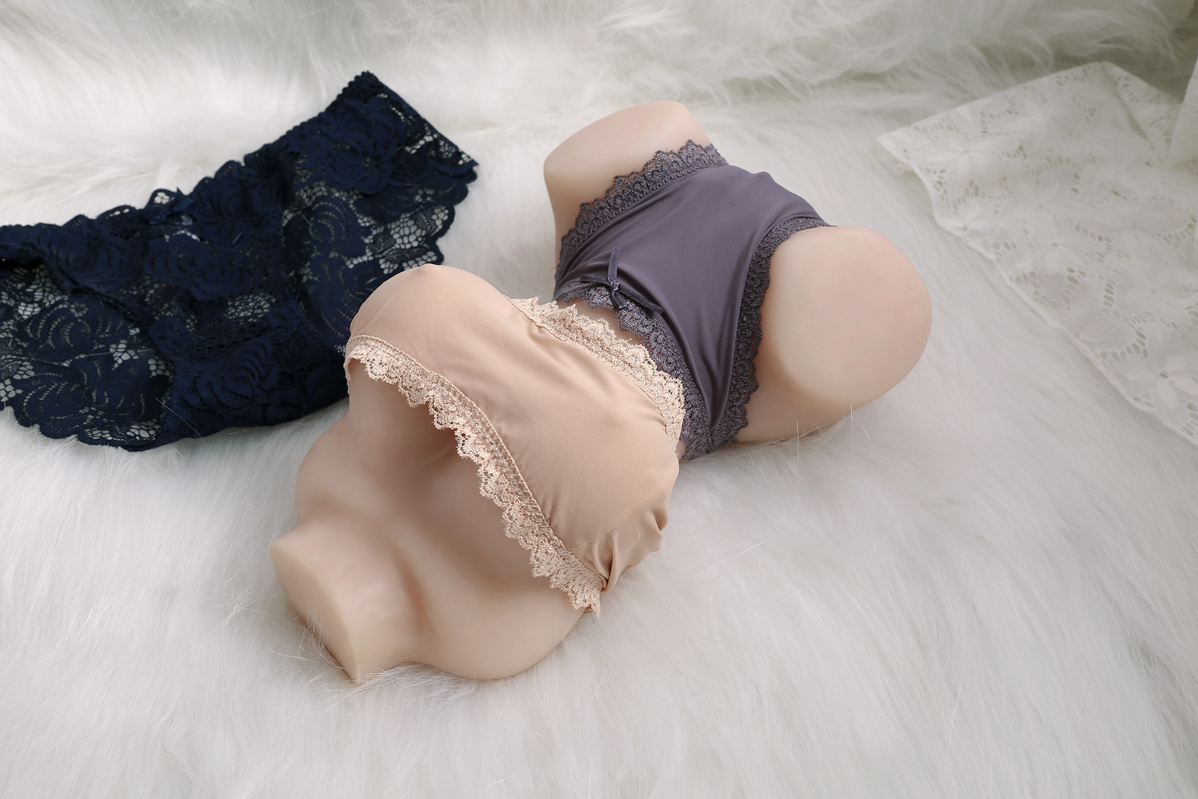 Male Masturbator Toy Realistic Dualended Vaginal And Anal Suction Cup Lifelike Adult Sex Doll Pleasure Enhancer - 1